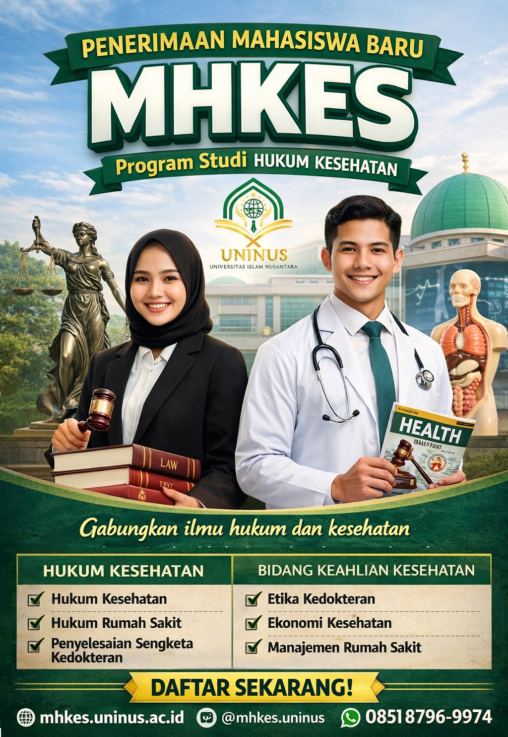 MHKES Universitas Islam Nusantara UNINUS - Magister Hukum Kesehatan Tanpa Tesis